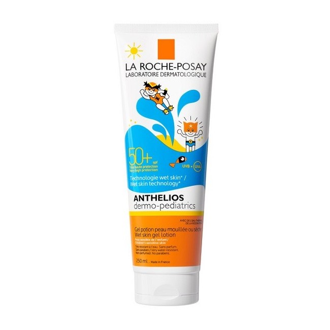 Anthelios dermo-ped wetskin protezione solare spf50+ 250 ml