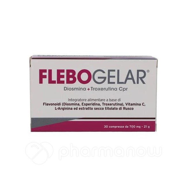 FLEBOGELAR 30 COMPRESSE 21 G