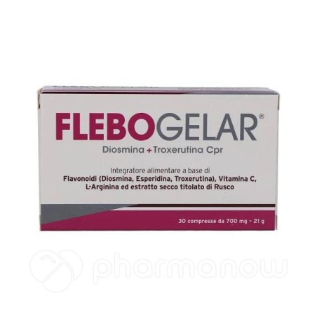 FLEBOGELAR 30 COMPRESSE 21 G