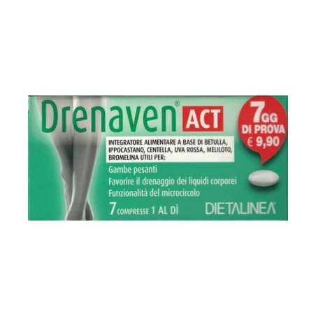 DRENAVEN ACT 7 DAYS 7 COMPRESSE DIETALINEA