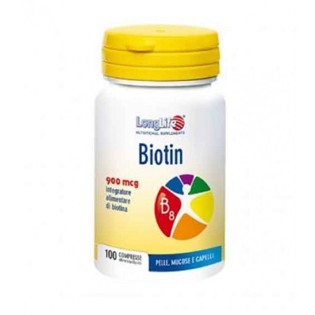 Longlife biotin 900 mcg 100 compresse 