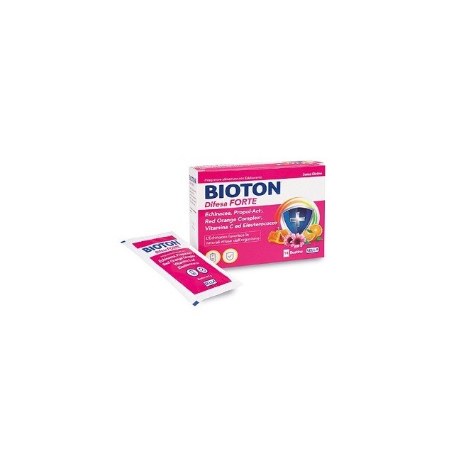 Bioton difesa forte cm 14 bustine integratore per difese immunitarie