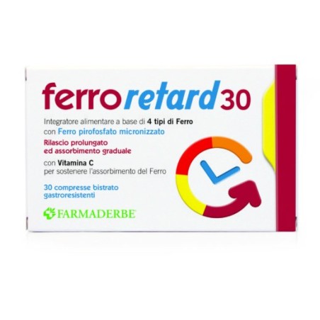 Farmaderbe Ferro retard 30 compresse 