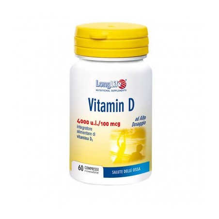 Longlife vitamin d 4000ui 60 compresse integratore alimentare