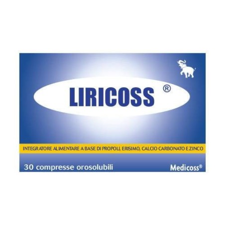 Liricoss 30 compresse orosolubili rimedio per la voce bassa