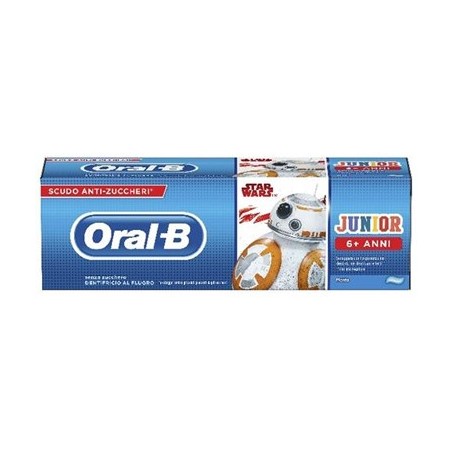 Oralb dentifricio junior star wars bambini 6-12 anni