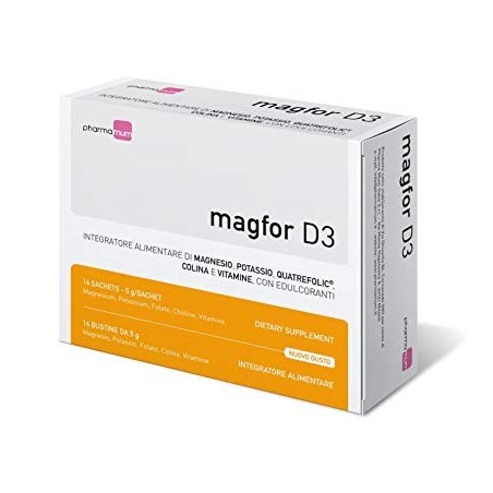 Pharma Mum Magfor d3 14 bustine 70 g integratore alimentare