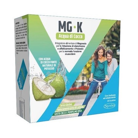 Mg-k acqua di cocco 20 bustine integratore alimentare