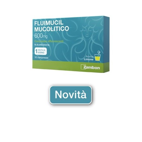 Flumucil mucolitico 10 compresse effervescenti 600 mg