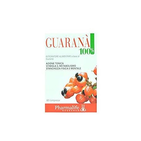 Pharmalife Guaranà 100% 60 compresse integratore alimentare