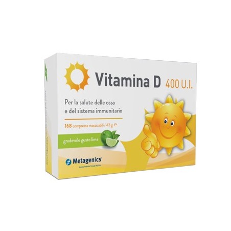 Metagenics  Vitamina D 400 Ui 168 Compresse 