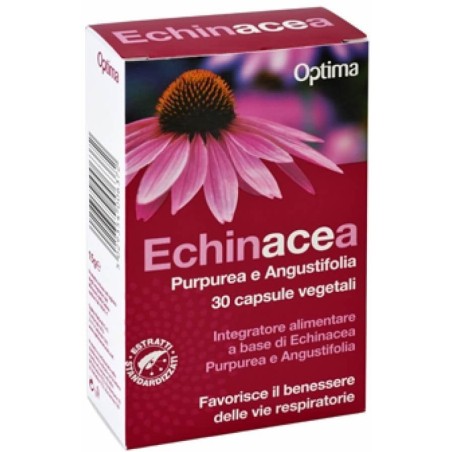 Optima naturals Echinacea 30 capsule vegetali integratore