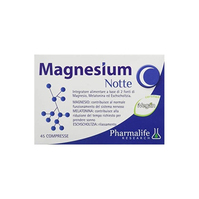 Magnesium notte 45 compresse integratore alimentare