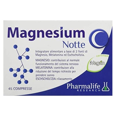 Magnesium notte 45 compresse integratore alimentare