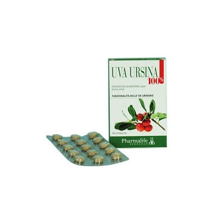 Pharmalife uva ursina 100% 60 compresse i