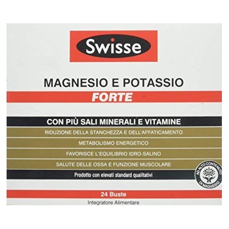 Swisse magnesio potassio forte 24 buste integratore alimentare