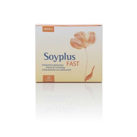 Soyplus fast 20 bustine integratore  per le vampate in menopausa