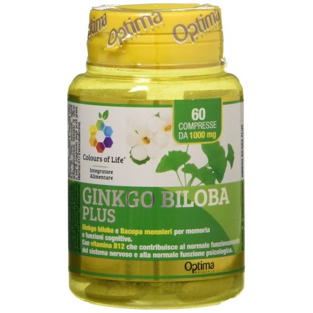 Colours of life ginkgo biloba plus 60 compresse i