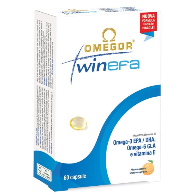 Omegor twinefa 60 capsule integratore alimentareE