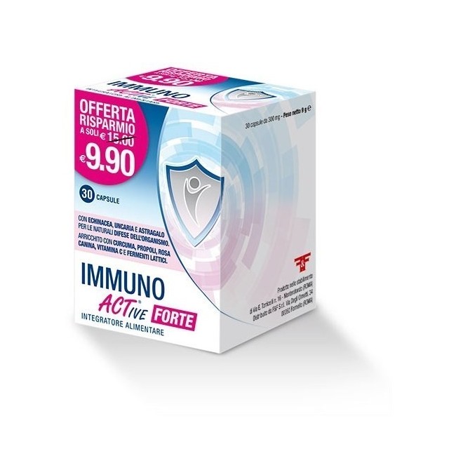 Immuno active forte 30 capsule integratore alimentare