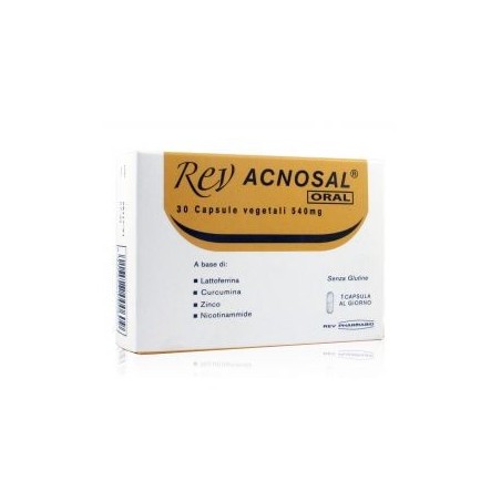 Rev Pharmabio Rev acnosal oral 30 capsule integratore alimentare