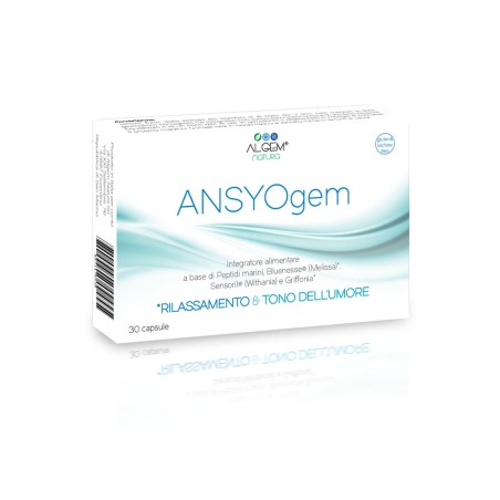 Algem Natura Ansyogem 30 capsule integratore alimentare