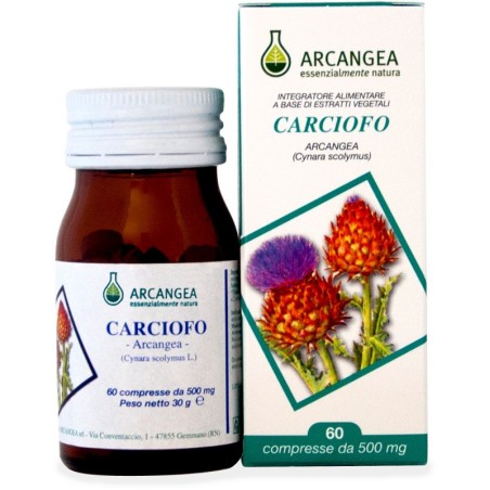 Arcangea Carciofo integratore alimentare 60 capsule 500 mg