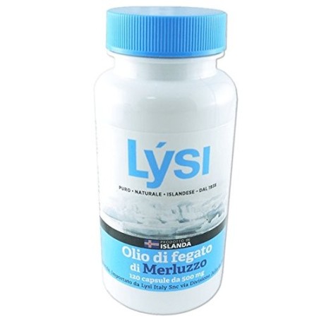 Lysi olio fegato merluzzo integratore alimentare 120 capsule