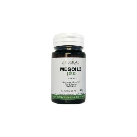 Effegilab Megoil3 plus integratore alimentare 40 capsule