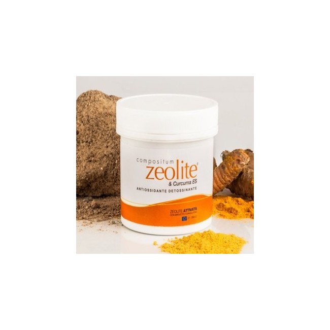 Geomedical Compositum zeolite curcuma integratore 80 capsule