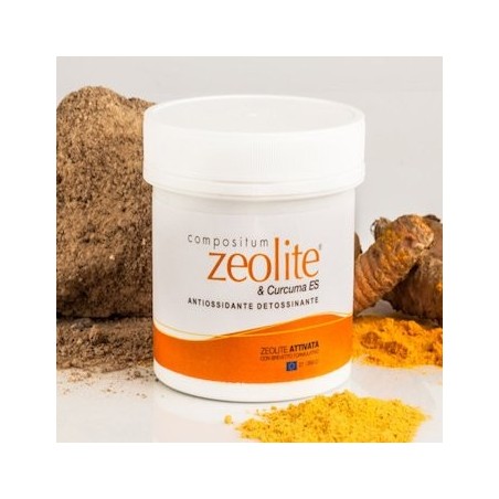 Geomedical Compositum zeolite curcuma integratore 80 capsule