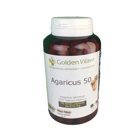 Golden wave Agaricus 50 60 capsule integratore alimentare