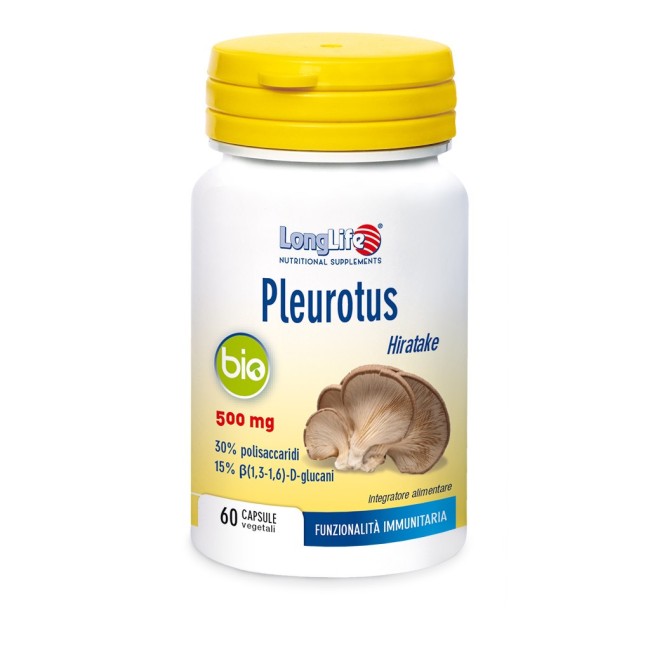 Longlife pleurotus bio 60 capsule integratore alimentare