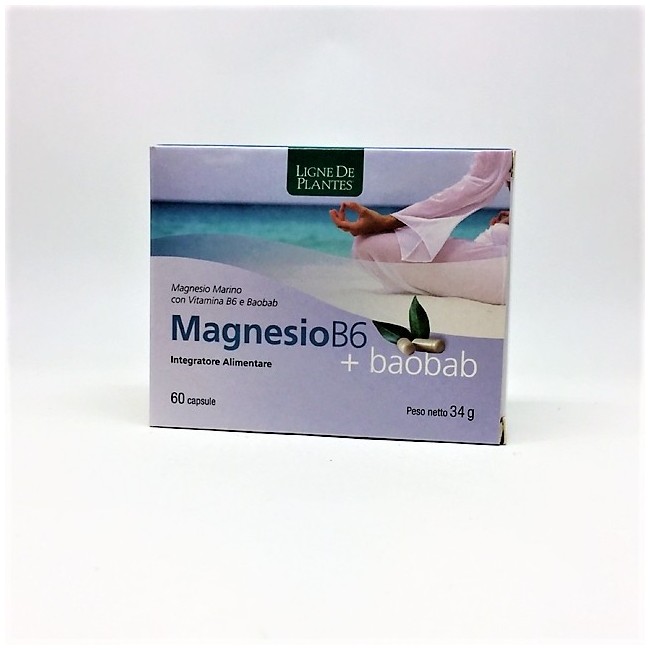 Natura service Magnesio b6 + baobab integratore 60 capsule