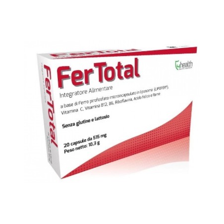 4 Health Fertotal integratore alimentare di ferro 20 capsule