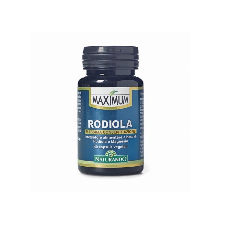 Naturando Maximum rodiola integratore alimentare 40 capsule