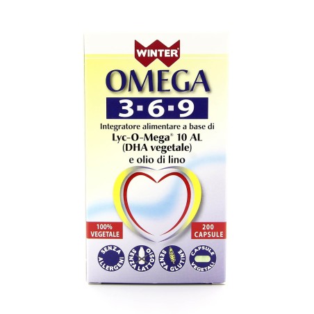 Winter omega 3/6/9 200 capsule vegetali integratore alimentare