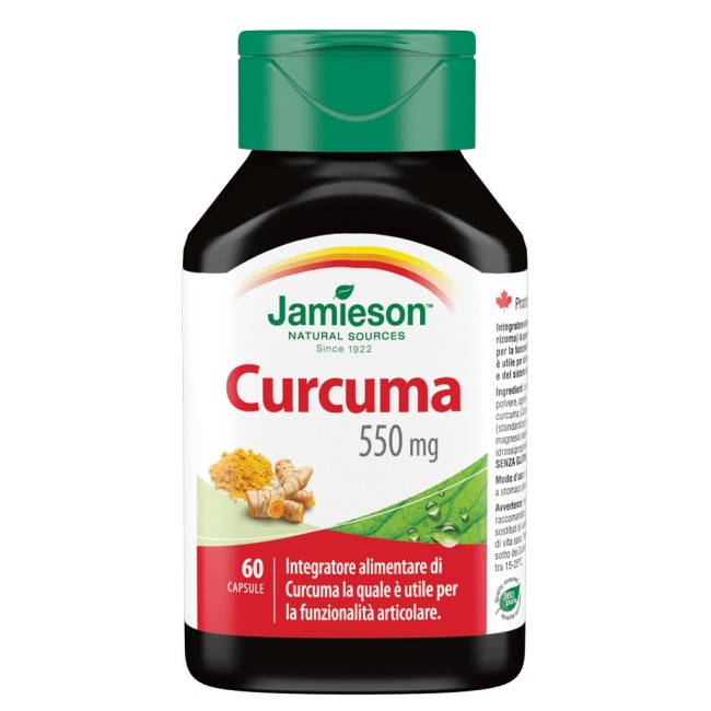 Jamieson curcuma 60 capsule integratore alimentare