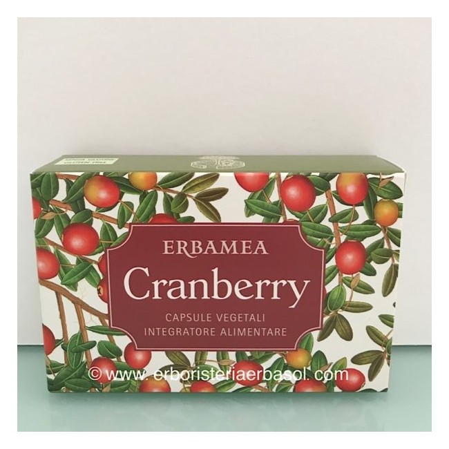 Erbamea Cranberry integratore alimentare 24 capsule