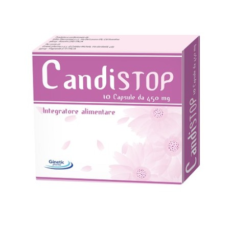 Ginetic pharma Candistop integratore alimentare 10 capsule