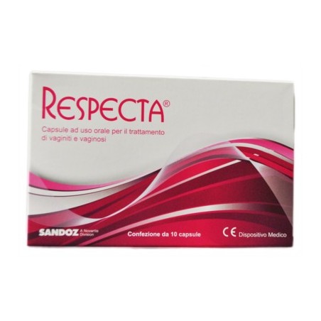 Sandoz Respecta 10 capsule integratore ad uso orale per vaginiti