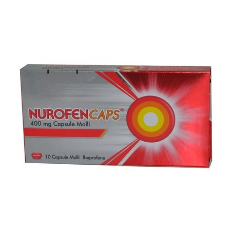 Nurofencaps 10 capsule molli farmaco con ibuprofene 400 mg