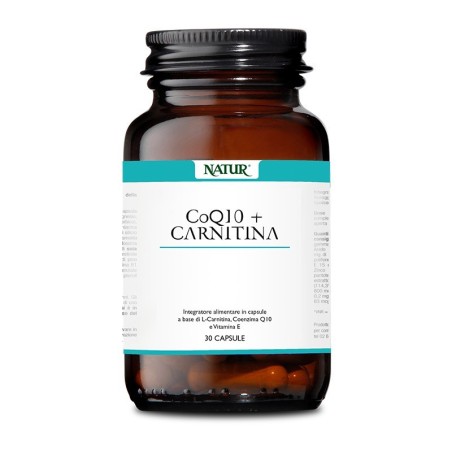 Natur Coq10+carnitina integratore alimentare 30 capsule