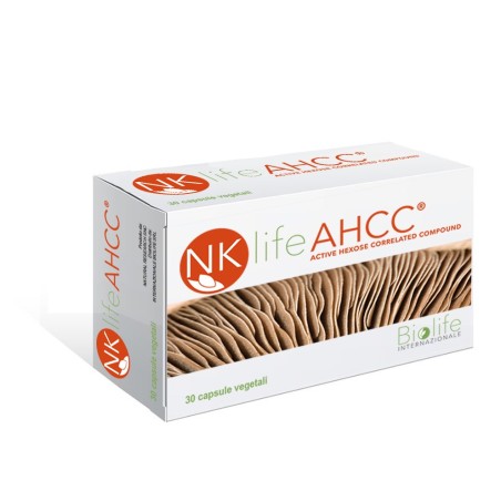 Biolife Nklife ahcc 60 capsule integratore alimentare 36,58 g