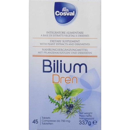 Cosval bilium dren integratore alimentare 45 capsule