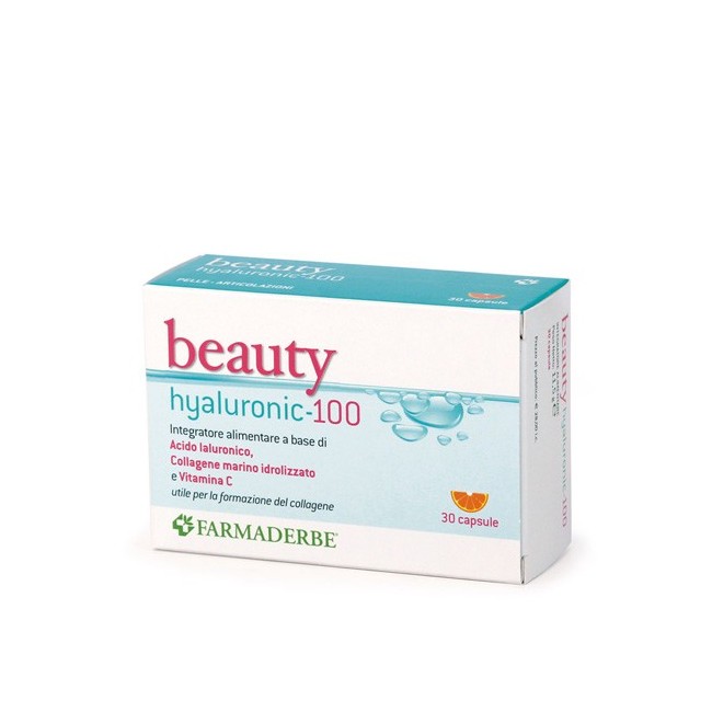 Beauty hyaluronic 100 3 blister da 10 capsule integratore alimentare