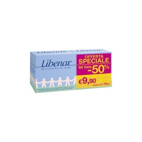 Libenar Iso Soluzione Fisiologica 25+25 Fiale 2 Packs