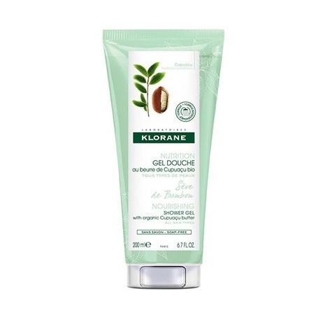 Klorane gel doccia linfa di bamboo detergente delicato 