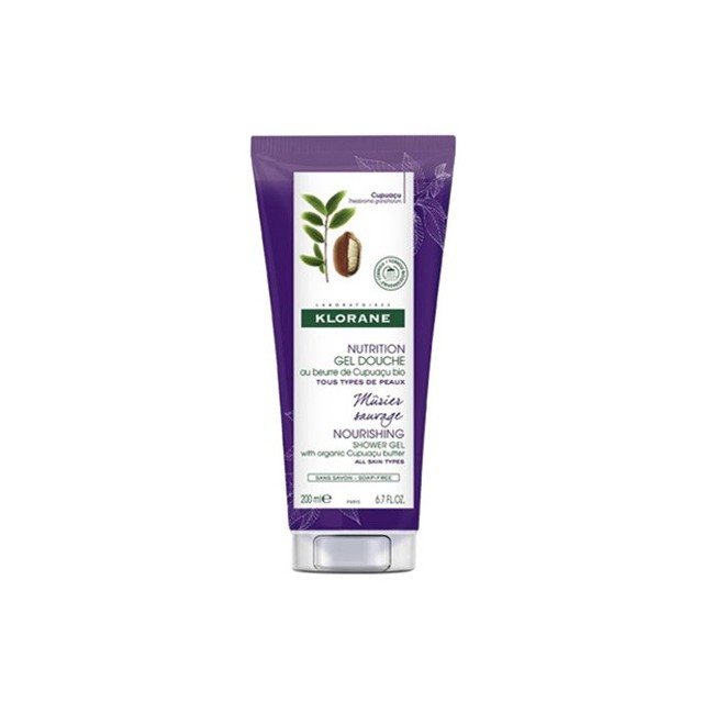 Klorane gel doccia rovo selvatico detergente delicato 200 ml