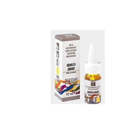 Zuccari olio essenziale arancio amaro effetto rilassante 10 ml